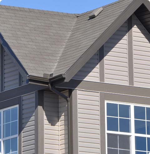 Sloped roofing by A. Clark Roofing & Siding
